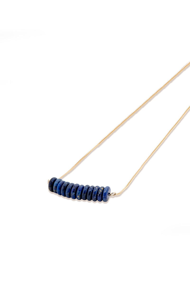 Kaia Necklace (Blue Lapis)