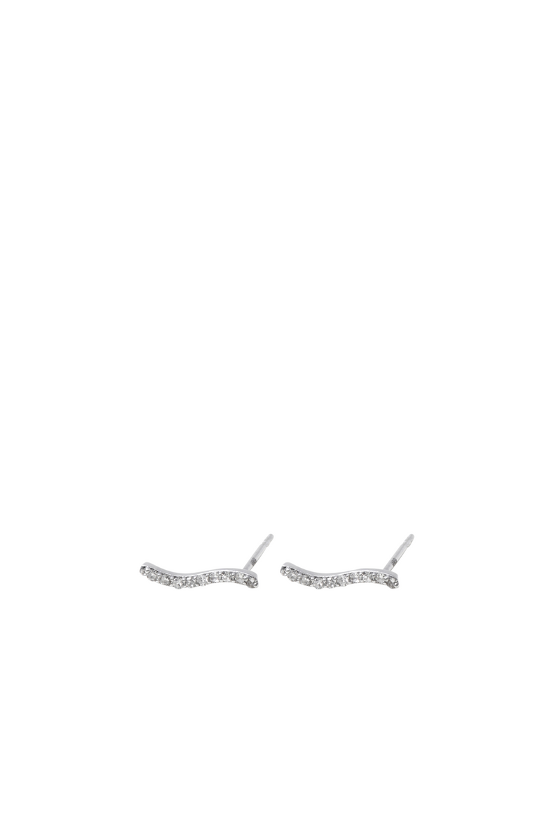 Wave Diamond Earrings